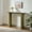 Lemon Pepper, variant on Kings Brand Furniture Varenne Console Table – Contemporary Rectangular Wood Entryway Table with Fluted Architectural Legs, Slim Design for Hallway, Foyer, or Living Room (White)