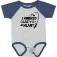thumbnail image 3 of Inktastic I Hooked Daddy's Heart with Fishing Rod Boys or Girls Baby Bodysuit, 3 of 5
