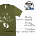thumbnail image 3 of Extra Thankful This Year Shirt, Thanksgiving Maternity Shirt, Pregnancy Announcement Shirt(Olive-Large), 3 of 4
