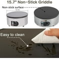 thumbnail image 2 of Zzistar 1500W Commercial Electric Crepe Maker With Includes Batter Spreader and Temperature Control, Cast Iron Cooking Surface, 2 of 5