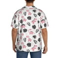 thumbnail image 3 of Kdxio Men's Hawaiian Shirt for Men Short Sleeve Shirt Cute Dinosaur Summer Casual Holiday Beach Button Down T-Shirts, 3 of 7