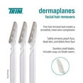 thumbnail image 5 of TRIM Face Grooming Beauty Tool Bundle – For Exfoliating Skin, Removing Blemishes and Stray Hairs – Includes Dermaplane Facial Hair Removers (3 Pack), Skin Care Tool, Slant Tip Tweezers – Easy to Use, 5 of 6
