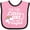 Pink and Black, variant on Inktastic For This Little One We Have Prayed Boys or Girls Baby Bib