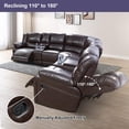 thumbnail image 4 of Manual Recliner Sofa Set with Storage and Cup Holder, 4 of 7