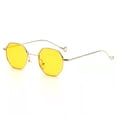 thumbnail image 4 of Gafas de sol cuadradas pequeñas para mujer, gafas de sol planas de calle de moda para hombre, gafas de sol de ocho lados, 4 of 5