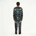thumbnail image 2 of Mens 2 Pack Pajama Set Long Sleeve Pajamas Top and Pants Pjs Set Loungewear, American Flag Camouflage Deer Skull Camo, 2 of 6