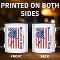 thumbnail image 4 of Welder Mom USA Flag Mug - Patriotic American Welding Gift - Coffee Mug for Proud Welder Moms - Perfect USA Pride Mug - 11 Ounce Black Rim Handle Novelty Coffee Cup - WMUG0918-Black Rim, 4 of 5