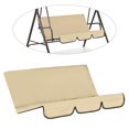 thumbnail image 4 of pitrice Garden Swing Seat Cover Patio Cushion Protection Bench Covers Beige, 4 of 9