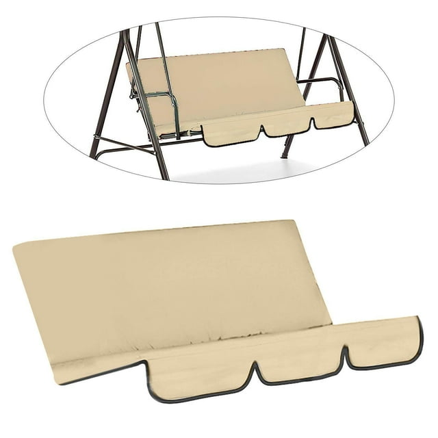 Housse de Protection de Coussin de Jardin Housse de Remplacement de Banc Beige