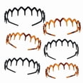 thumbnail image 2 of BlinkLLX Zigzag Plastic for Thick Curly Hair Zig Zag Headband, Black, 6 Count, 2 of 7