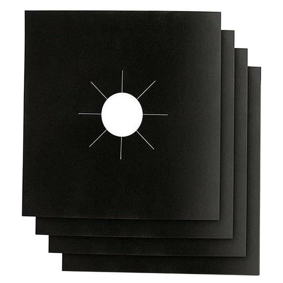 Protector reutilizable para quemador de cocina, herramientas de limpieza 4 piezas