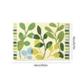 thumbnail image 3 of Elainilye Multicolor Leaf Plant Bathroom Mat, Non-Slip Absorbent Floor Rug 16x23.6in, Soft Polyester Door Mat for Bedroom, Dorm, Nursery, 3 of 7