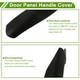 thumbnail image 4 of Cubierta de trim de tirador de panel de puerta del lado del pasajero delantero y lado trasero derecho para BMW X3 F25 2010-2016 Negro ABS PC 1 Pc, 4 of 6