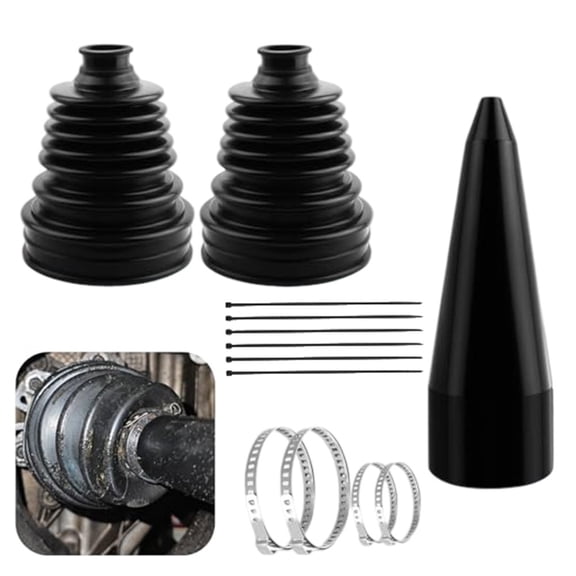 For Cv Boot Repair Kit Dust Covers Clips Zip Ties With Expander Tool 3.56In 2.96In 2.46In Car Disassembly Tool Car Accessories