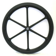 New Solutions RW221P 24 x 1 inch X-Core 6 Spoke Wheelchair Rear Wheels & 0. 5 inch Bearings