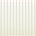 thumbnail image 1 of Candle WPONSZU, espiral cónica, 25 cm, color marfil, 12 unidades, sin perfume, 1 of 9