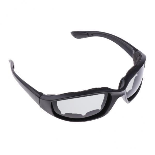2x 1 pieza Gafas a prueba Gafas de a prueba de polvo Gafas de seguridad acolchadas Zulema Gafas a prueba de viento de la motocicleta