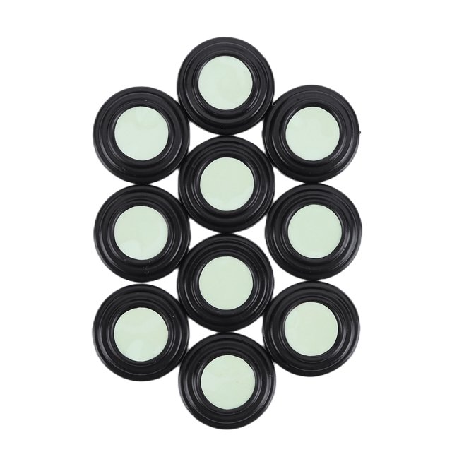 Junta Amortiguadora para Puerta Coche Cinta Anticolisión Pegatina Artefacto Luminosa Negra 10 (verde Luminoso)