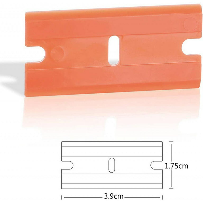 SMARLAN Portable Plastic Razor Blade Scraper for Windows Glass