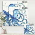 thumbnail image 3 of Designart 'Blue Deep Sea VIII' Coastal Premium Canvas Wall Art, 3 of 3