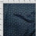 thumbnail image 3 of oneOone Polyester Spandex Blue Fabric Asian Block Craft Projects Decor Fabric Printed By The Yard 56 Inch Wide, 3 of 4