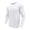 01#White, variant on Men's UPF 50 Long Sleeve UV Sun Protection Shirts Quick Dry Rash Guard Swimming Running Hiking Fishing