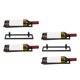 thumbnail image 1 of Estante de Vino de Pared Unique Bargains 6uds Negro, 1 of 7