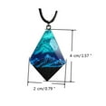 thumbnail image 3 of ZPAQI Delicate Snow Mountain Pendant Necklace Stylish Clavicle Chain Adornment, 3 of 16