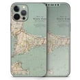 thumbnail image 5 of DesignSkinz The Vintage Map of Cape Cod Full-Body Skin Decal Wrap Cover for iPhone SE 2nd 3rd Gen, 5 of 9