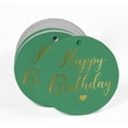 thumbnail image 2 of Inkdotpot Real Gold Foil Happy Birthday Tags Favor Hang Paper Tags 100 Pieces, 2 of 6