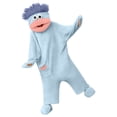 thumbnail image 2 of Adult Silly Big Mouth Monster Pajamas, Plush Hooded Onesie Nightwear with 1 Comb for Cozy Lounging, Sleep and Fun Fall Winter Dress-Up (Onesie+1Comb), 2 of 6