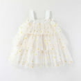 thumbnail image 3 of Hiijoy Toddler Girls Floral Tutu Dress Sleeveless Sunflower Tulle Dress, Sizes 12M-5T, 3 of 3