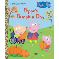 Little Golden Book Peppa's Pumpkin Day (Peppa Pig): A Little Golden Book for Kids and Toddlers, (Hardcover)
