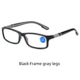 thumbnail image 3 of Gafas de lectura TR90 para hombres y mujeres, gafas de lectura deportivas de moda anti luz azul, gafas de lectura retro cómodas con flores, 3 of 4