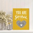 thumbnail image 2 of Sunshine Heart Typography Canvas Wall Art 15.75x11.81 Inches, 2 of 8