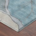 thumbnail image 3 of Addison Rugs Mayfield Premium Machine Washable Transitional Botanical Teal Rectangle Rug, 10' x 14', 3 of 6