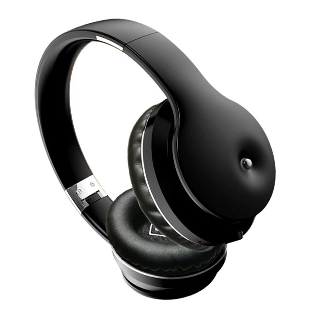 Inteprter Auriculares inalámbricos con sonido estéreo de graves, auriculares con micrófono para hacer ejercicio, auriculares con reducción de Cables de audio/vídeo Negro Plata
