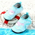 thumbnail image 2 of MIASHUI Kids Water Shoes Non-Slip Barefoot Aqua Socks for Beach Swimming Pool,Green,8-9 Years, 2 of 3