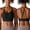Black, variant on Women Fashion Solid Beauty Back Strap Sports Running Fitness Yoga Wear Sports Bra Underwear Sports Bra Cups Sports Bras Pack for Women Padded Bras for Women Womens Bras Comfortable Wide Band Large Bra