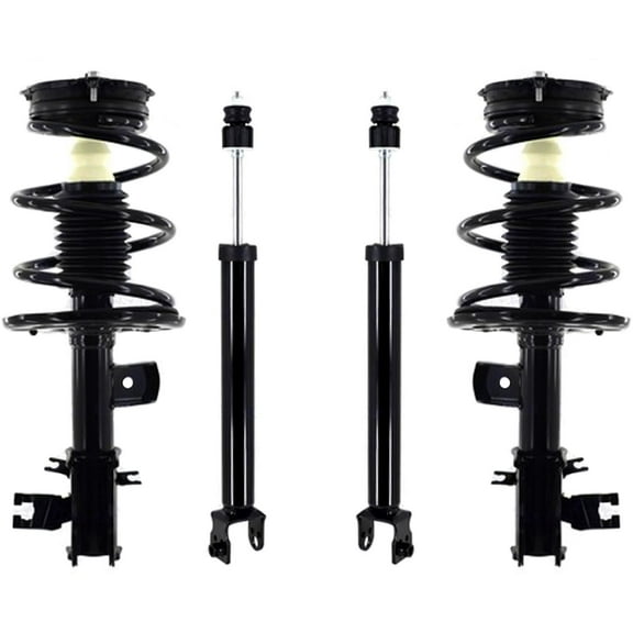 Front Complete Struts W/ Coil Spring & Rear Shocks For Nissan Maxima 2016-2018