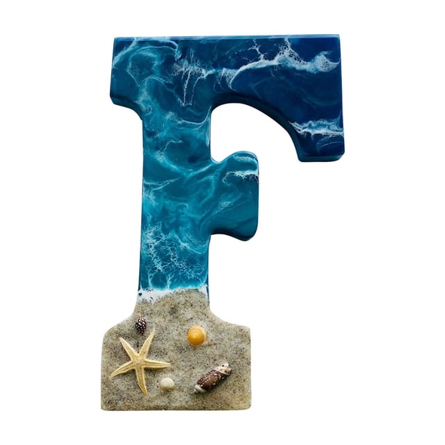Buy 2 get 10% off Acrylic Beach Themed Letter Wall Hanging Ornament Desktop Decoration