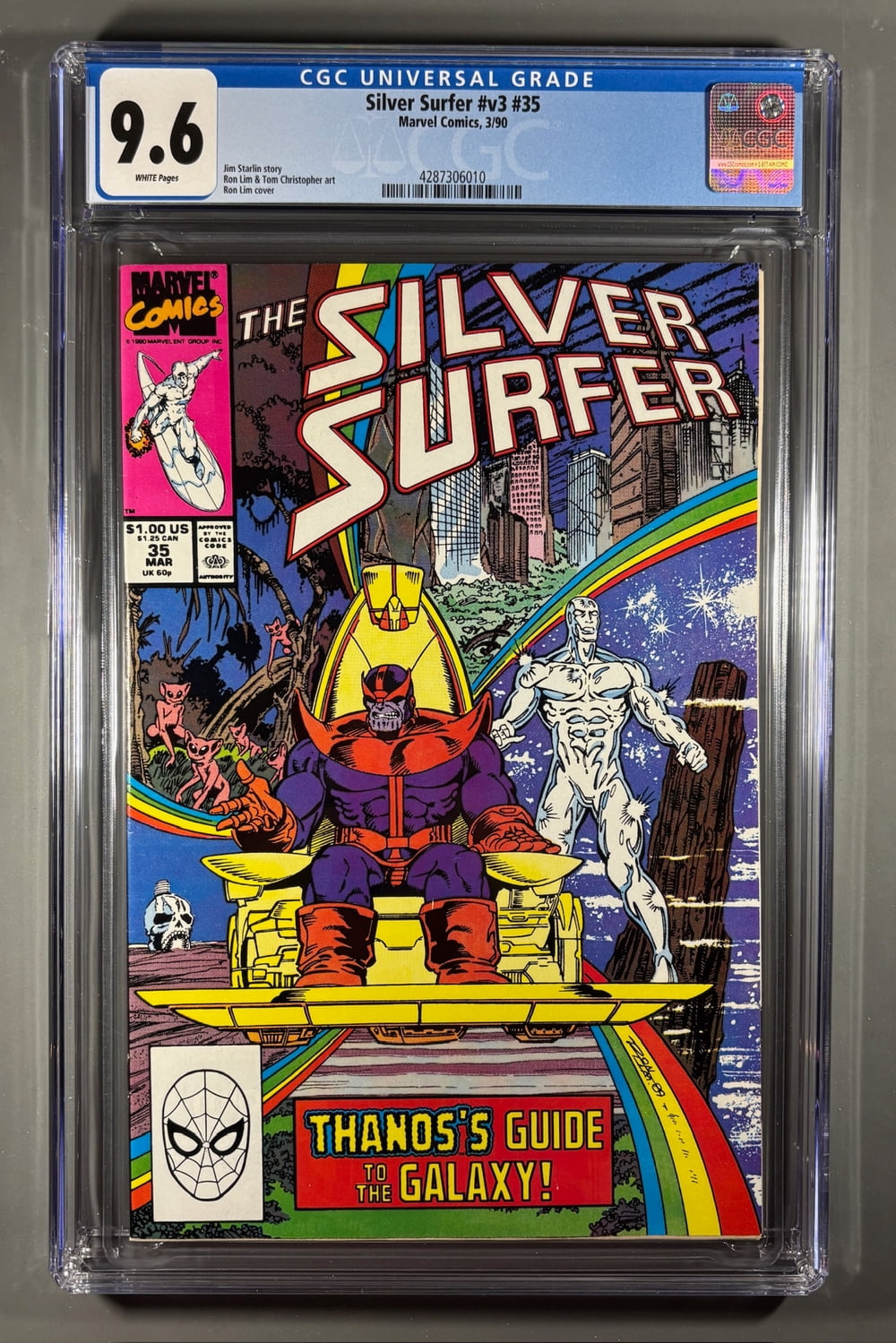 Cover of Silver Surfer #35