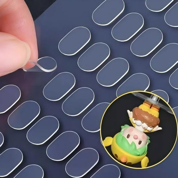 300 Pieces Double-Sided Adhesive Mounting Tape - Multipurpose, Seamless, Waterproof, For Glass, Metal - Traceless Strong Sticky Pad For Home Decor, Posters, Picture Frames & Office Supplies