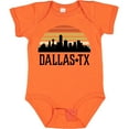 thumbnail image 3 of Inktastic Dallas Texas Skyline Vintage Boys or Girls Baby Bodysuit, 3 of 5