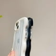 thumbnail image 3 of for iPhone Case,Cute Water Wave Shape Frame Clear Camera Lens Protection Soft Shockproof Phone Case (White,iPhone 14 Plus), 3 of 6