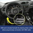 thumbnail image 2 of Fitcamx Front 4K+Rear 1080P Dash Cam Adapts for Jeep Renegade 2015-2024 (Grey), OEM Factory Look, Built-in WiFi & APP, Parking Mode, 128GB Card, 2 of 6