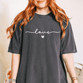 thumbnail image 4 of Minimal Love Script – Valentine T-Shirt, 4 of 6