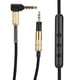thumbnail image 4 of Cable de conversión de auriculares de audio de extensión macho acodado de 3,5 mm a macho recto de 2,5 mm, 4 of 10