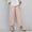 Pink, variant on Babysbule Womens Straight Pants Women's Casual Trousers Loose Solid Elastic Waist Long Pants With Pocket