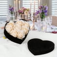 thumbnail image 3 of 4 PCS Heart Shaped Gift Boxes with Lids Black Velvet Nesting Gifts Box for Presents Birthday Wedding Valentines Christmas Party Favor Boxes, 3 of 7